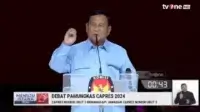 Prabowo Subianto di Debat Capres Pamungkas