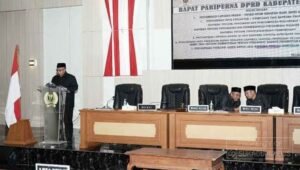 Bupati Sukabumi Sampaikan LKPJ Tahun 2023 pada Rapurna DPRD (Ist)