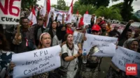 Demo Tolak Pilpres Curang di DPR Hari Ini, 2.590 Aparat Dikerahkan_1