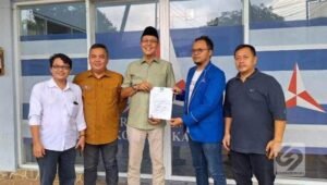 Ayep Zaki Ambil Formulir di Partai Demokrat