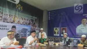 SMSI dan KADIN Kabupaten Bekasi Gelar Diskusi dan Buka Puasa Bersama