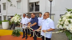 Wakil Menteri BUMN Kartika Wirjoatmodjo dalam peluncuran proyek The New Face of Samesta Sentraland Cengkareng