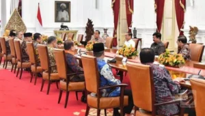 Rapat Konsultasi dengan Pimpinan MPR RI, Presiden Jokowi Tegaskan Pentingnya Bangun Sinergi Nasional