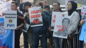 Anggota PWI Se-Bandung Raya Desak Pusat Segera Gelar KLB_