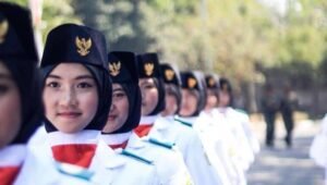 Paskibraka 2024 tetap mengenakan hijab (Instagram @paskibrakaindonesia_)