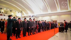 120 Anggota DPRD Provinsi Jawa Barat Masa Jabatan 2024-2029 Resmi Dilantik