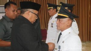Camat Sukaraya yang Baru, Arid Ahmad Ridwan Resmi Resmi Dilantik Bupati Marwan