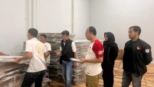 Logistik Pemilu 2024 Telah Tiba di Gudang KPU Kota Sukabumi