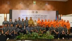 Pengurus PWI dan IKWI Kota Sukabumi 2024-2027 Dilantik, Begini Harapan Pj Wali Kota