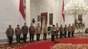 Presiden Prabowo dan Wapres Gibran Umumkan Kabinet Merah-Putih