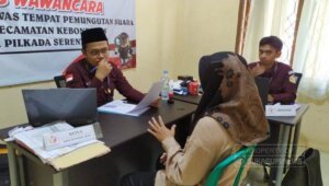 Ketua Panwaslu Kecamatan Kebonpedes Dedi Junaedi M.Pd