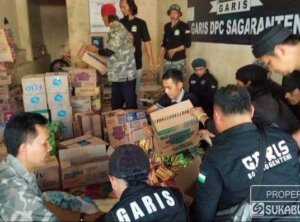 DPD Garis Sukabumi Raya Salurkan Bantuan Bagi Korban Terdampak Bencana Pergeseran Tanah dan Banjir di Sagaranten