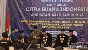 Wali Kota Sukabumi Terpilih Ayep Zaki Hadiri Wisuda CBI Sukabumi Angkatan 32